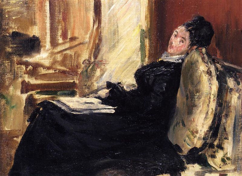 Edouard Manet Young Woman with Book